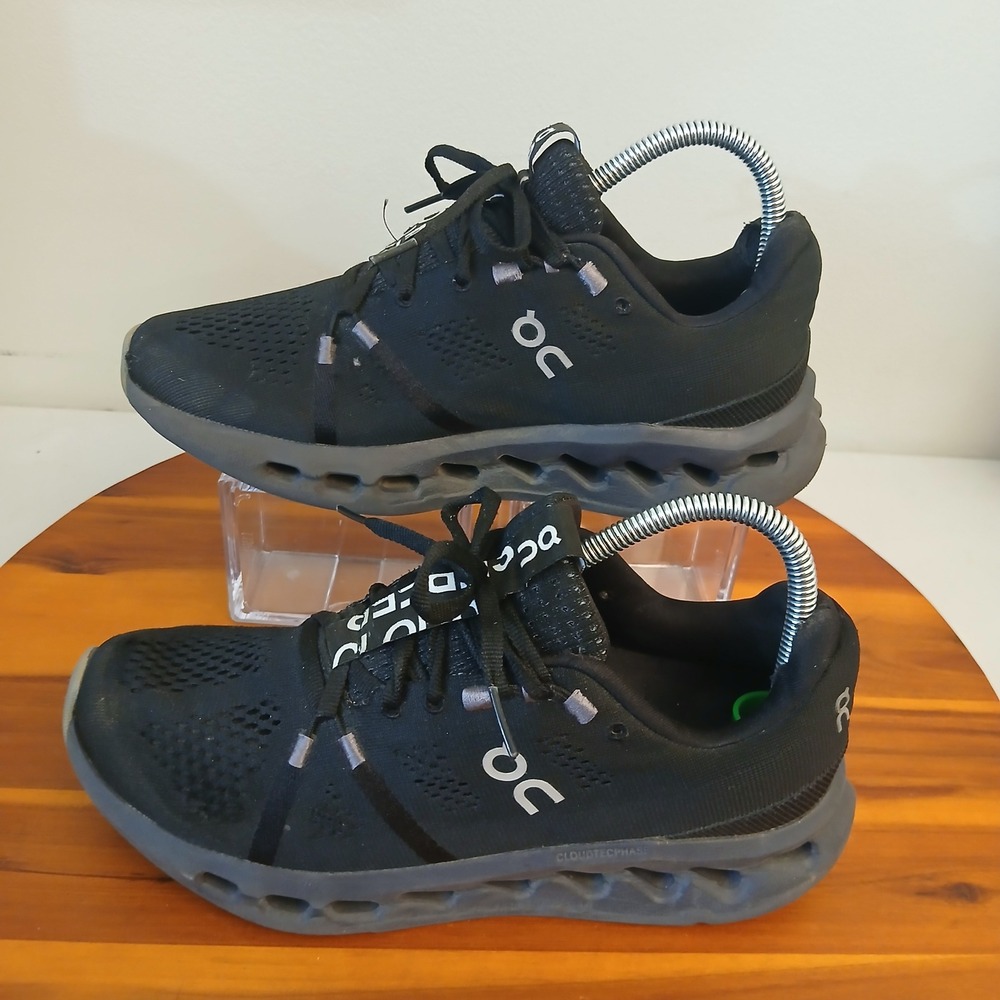 On Cloudsurfer Womens 8.5 Black Running Shoes Sneakers 3WD10440485
